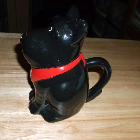 scottie dog glass figure sugar bowl - Picture 3 of 4